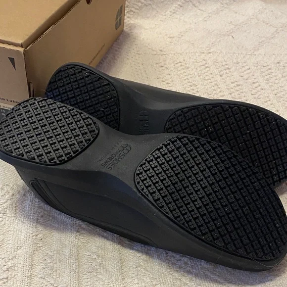 Shoes For Crews Black Slip-On Flats - Picture 4 of 5